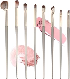 8 PCS Eye Shadow Brushes Set, Professional Bl...