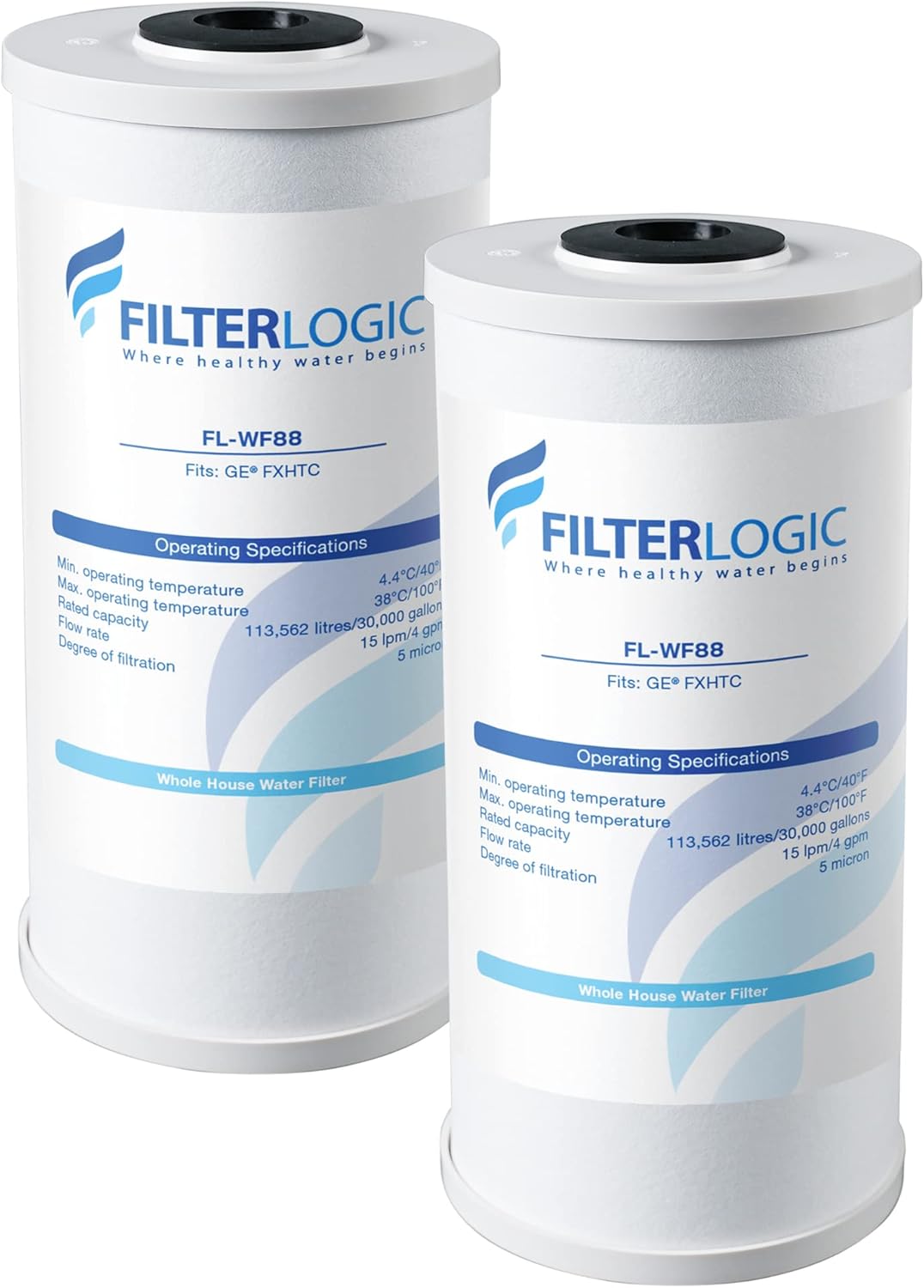 Filterlogic FXHTC Water Filter, Whole House Water Filter