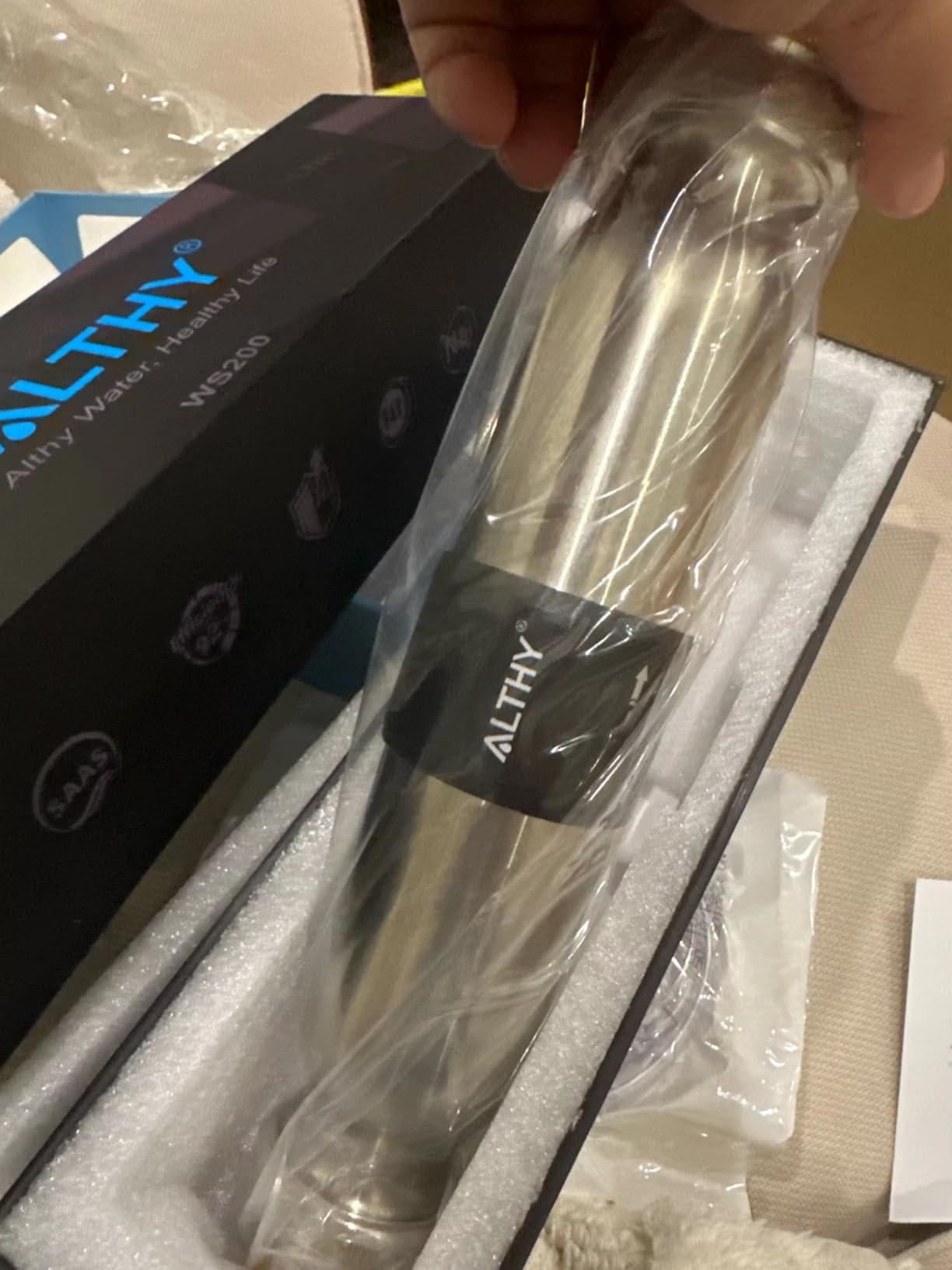 ALTHY WS200 Whole House Water Descaler System, Prevent Scale Buildup ...