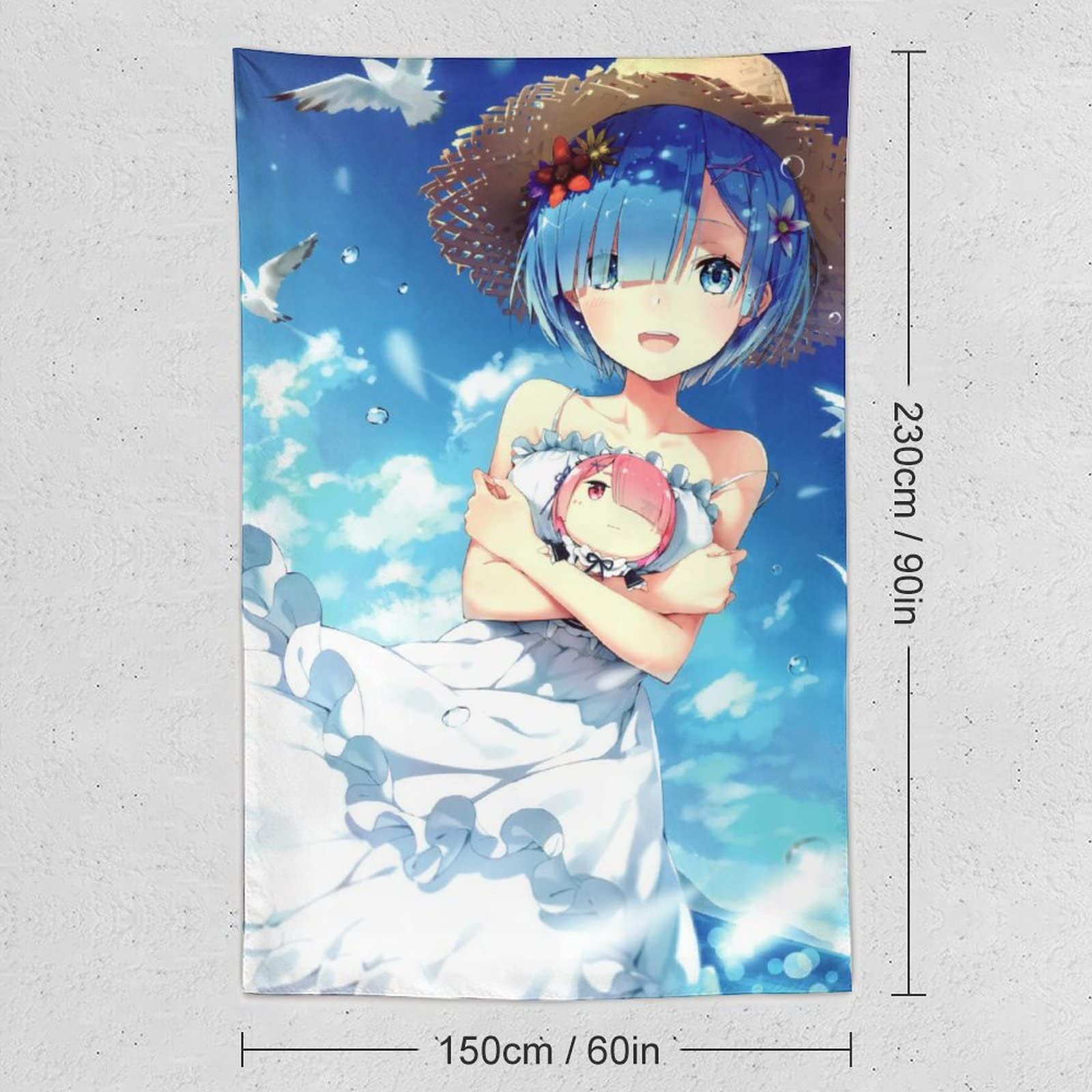 Amazon.co.jp: Re：ゼロから始める異世界生活 レム 大判 タペストリー