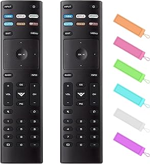 Replacement Remote Control for All Vizio TV - 2 Pack TV Remote for VIZIO All LED LCD HD 4K UHD HDR Smart TVs