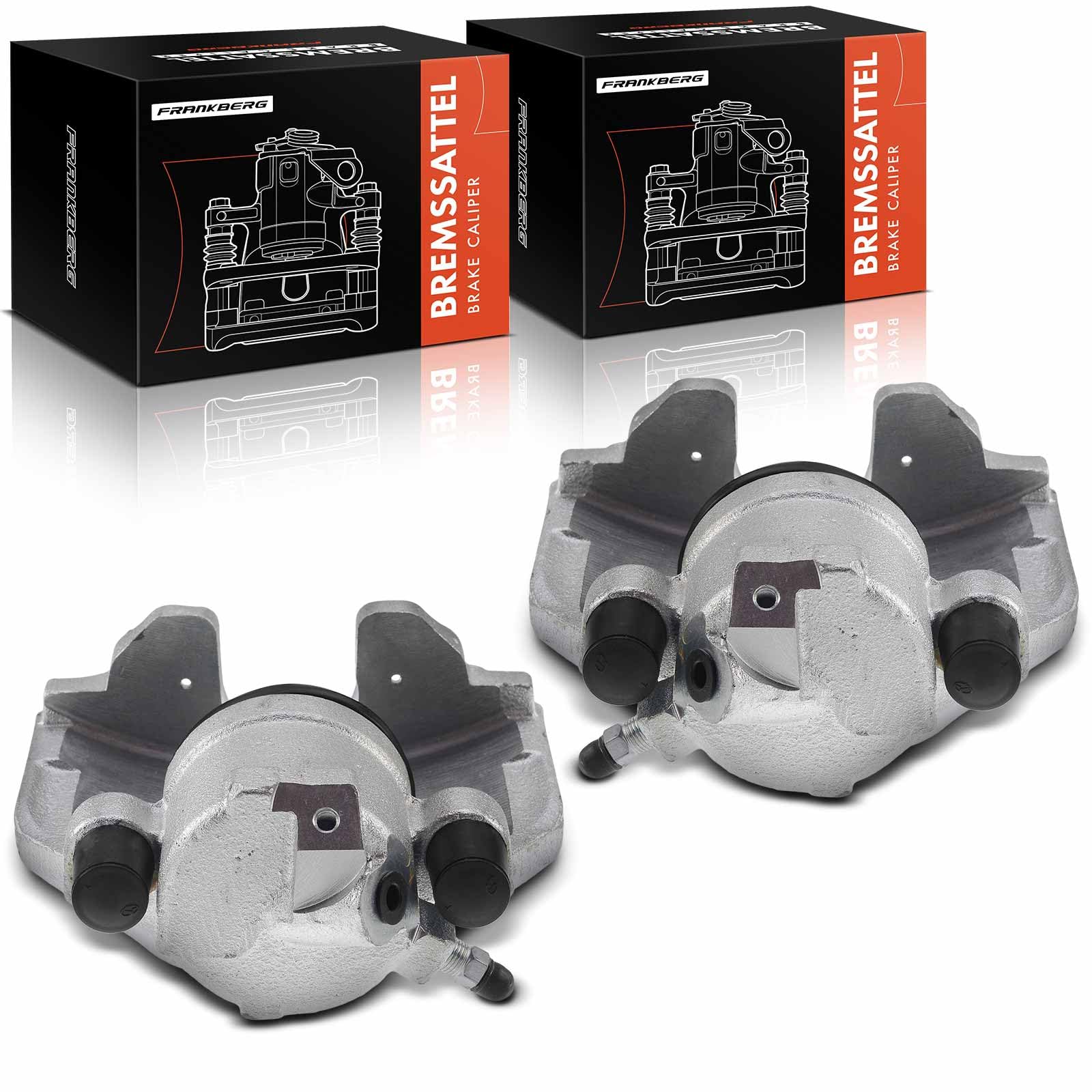 Frankberg 2x Pinza de Freno Eje Delantero Izquierdo Derecho Compatible con A4 1995-2009 A6 1997-2011 Exeo 2008-2013 Superb I 2001-2008 P.a.s.s.a.t 1996-2005 Sustituir# 8E0615123A | Compatible con: P.a.s.s.a.t Variante 3B5, A4 8EC, Exeo 3R2, P.a.s.s.a.t Va