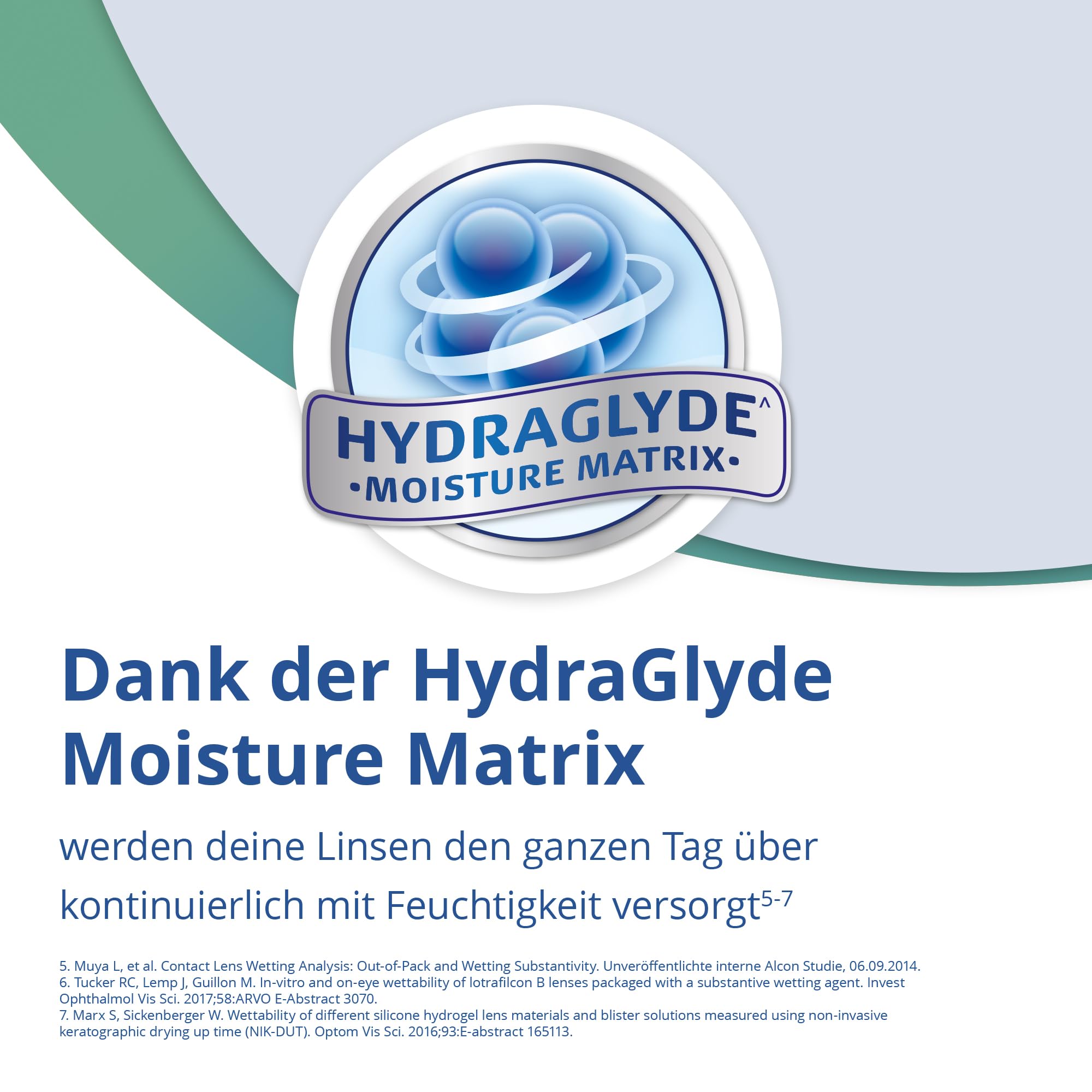 Air Optix plus HydraGlyde Toric | 6 Stk | CYL -1.25 | ACHSE 60 | -3.75 dpt | Weiche Monatslinsen für Astigmatismus für anhaltenden Komfort von Tag 1 bis Tag 30. Mit BC 8.7 mm und DIA 14.5 mm
