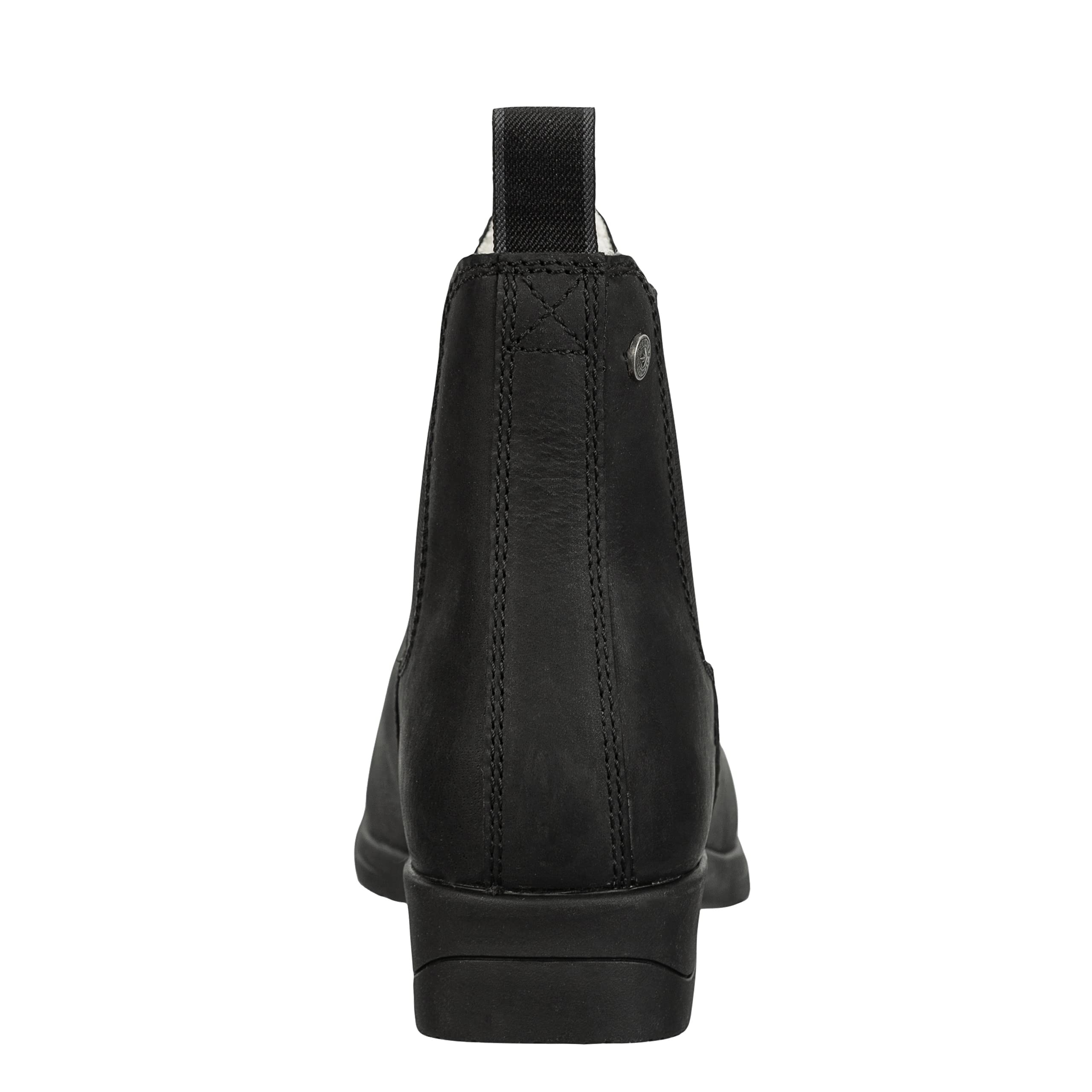 SUEDWIND FOOTWEAR Chelsea Boot Nova Jodhpur Winter – Bequeme Stiefelette aus Echtleder – Schuh Schlupf Stiefel in Waxy-Oily Rindsleder – Robuste Gummisohle & Teddyfell – Größe 29-46