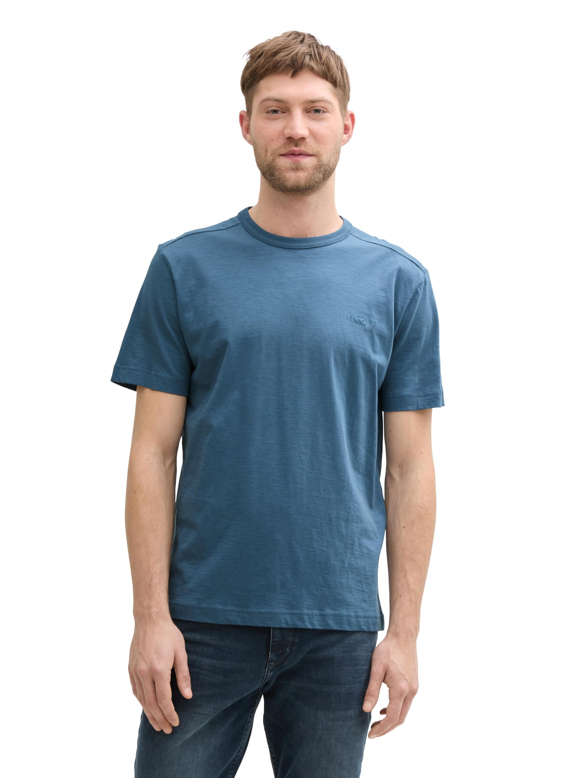 Tom Tailor Herren 1045627 T-Shirt (1er Pack)