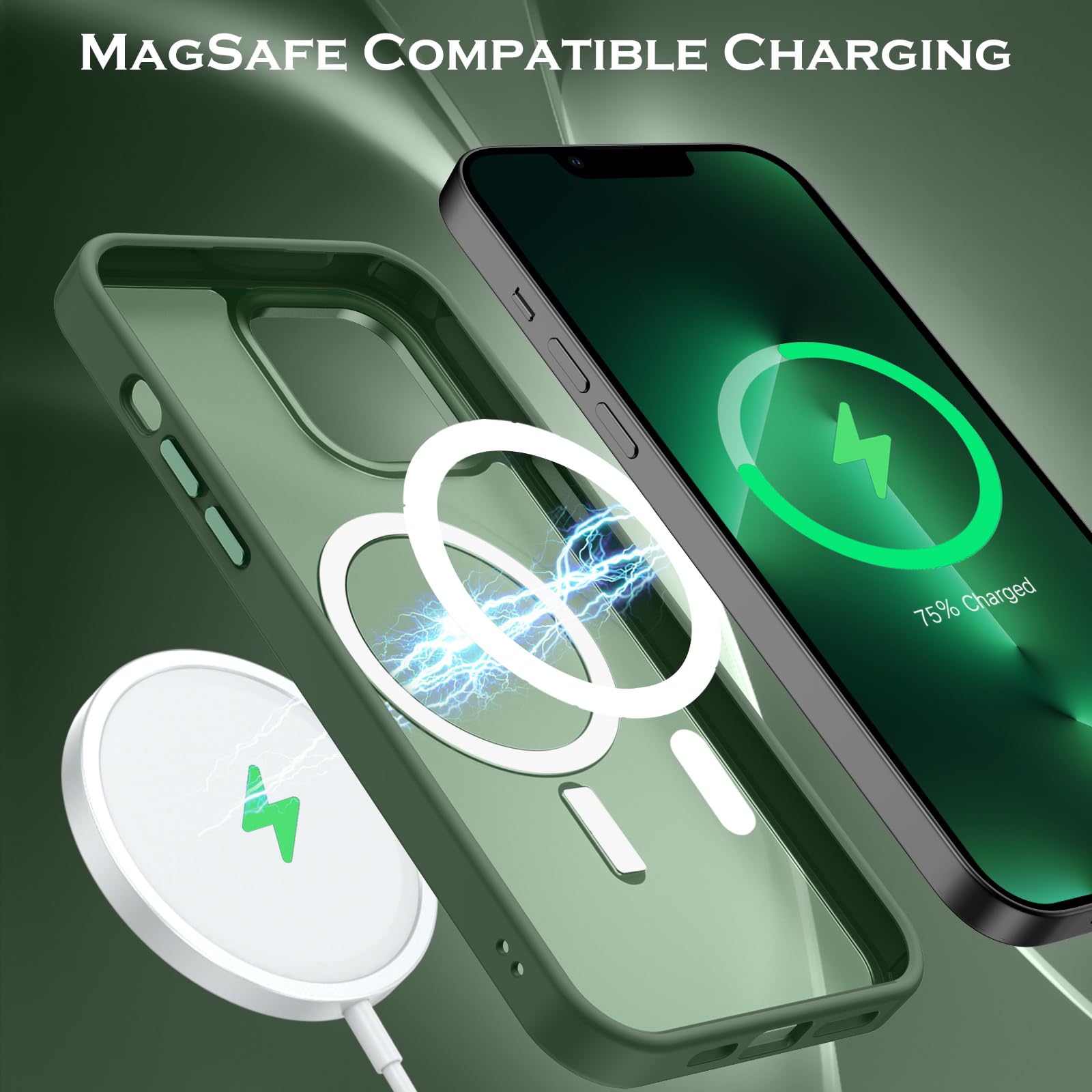 Cover GaoBao Per IPhone 13 Pro Max – Opaca Magnetica Magsafe, Antiurto E Sottile - 4