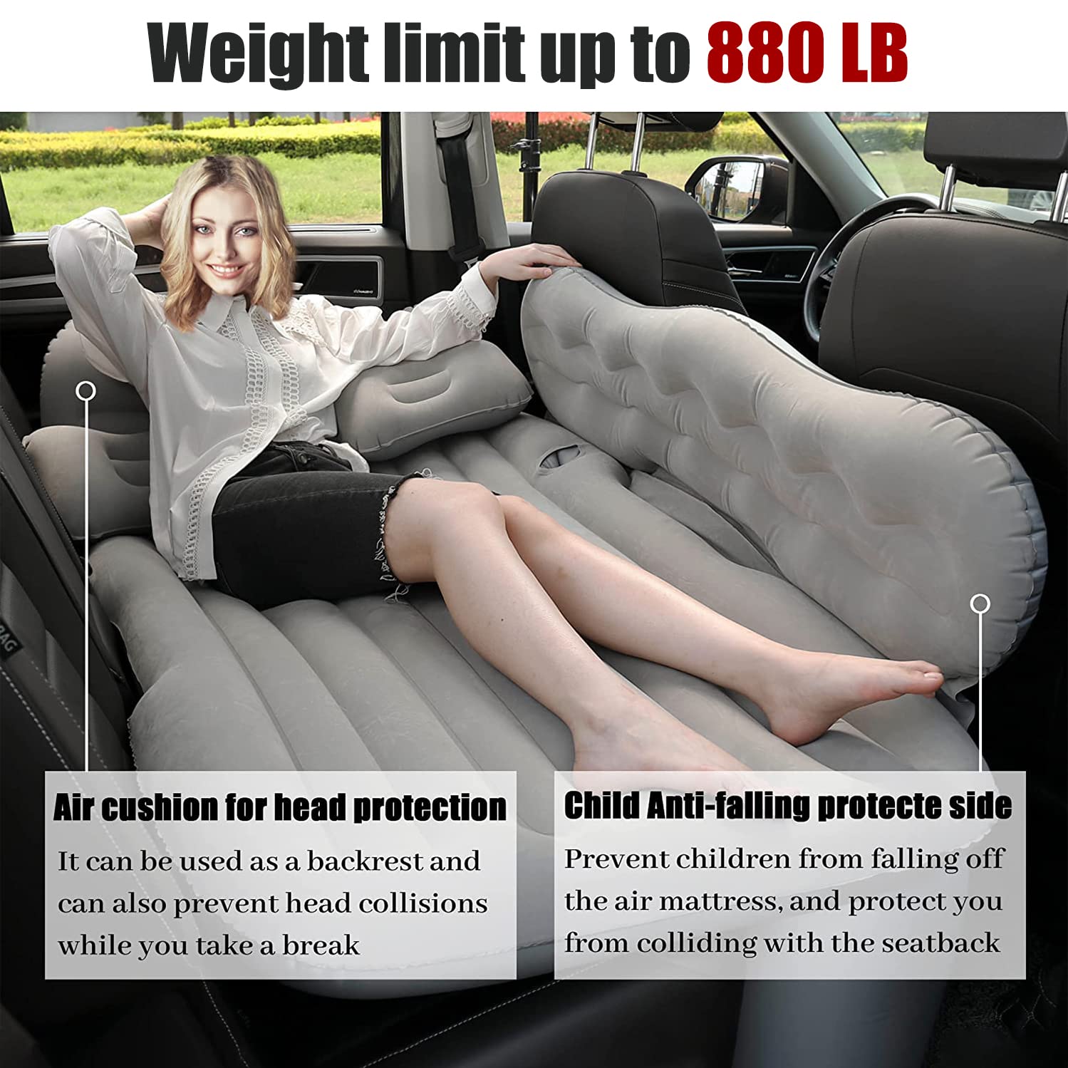 Materasso Pieghevole ONTYZZ Per Auto - Estensione Sedile Posteriore Non-Gonfiabile