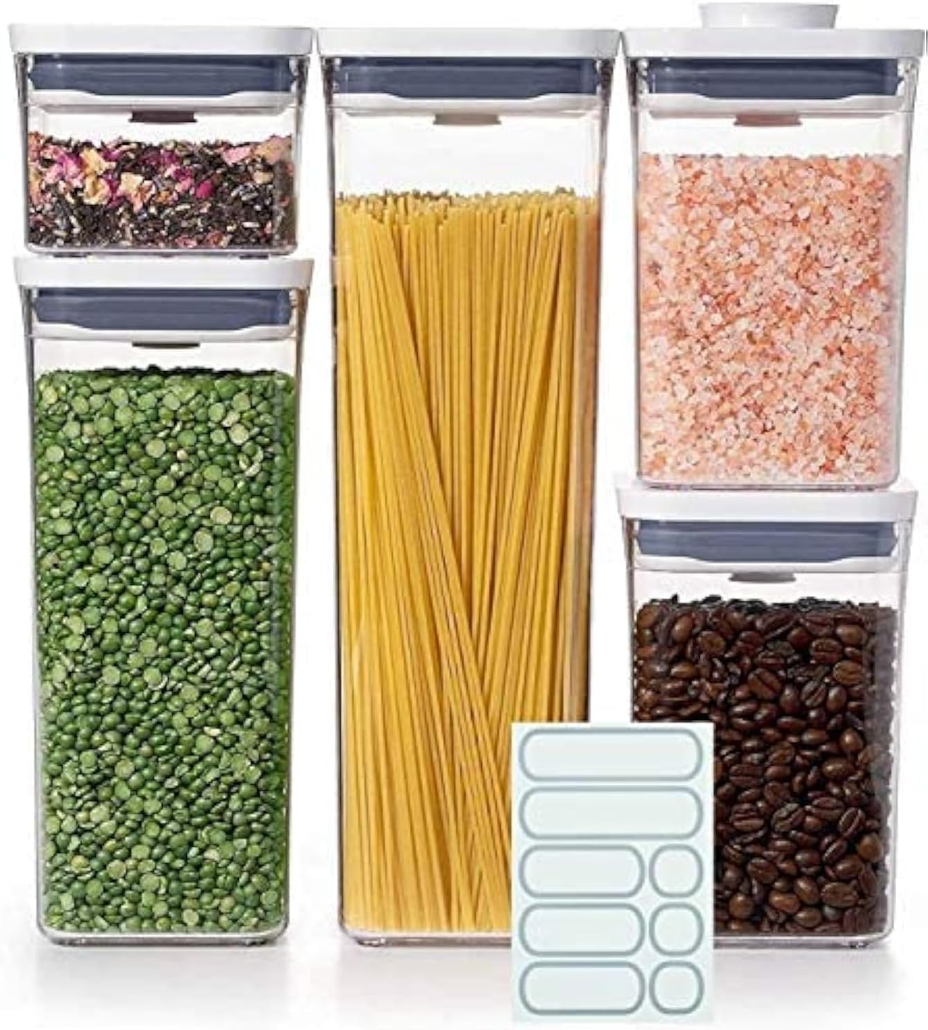 Good Grips 5-Piece POP Container Set with 5 Labels