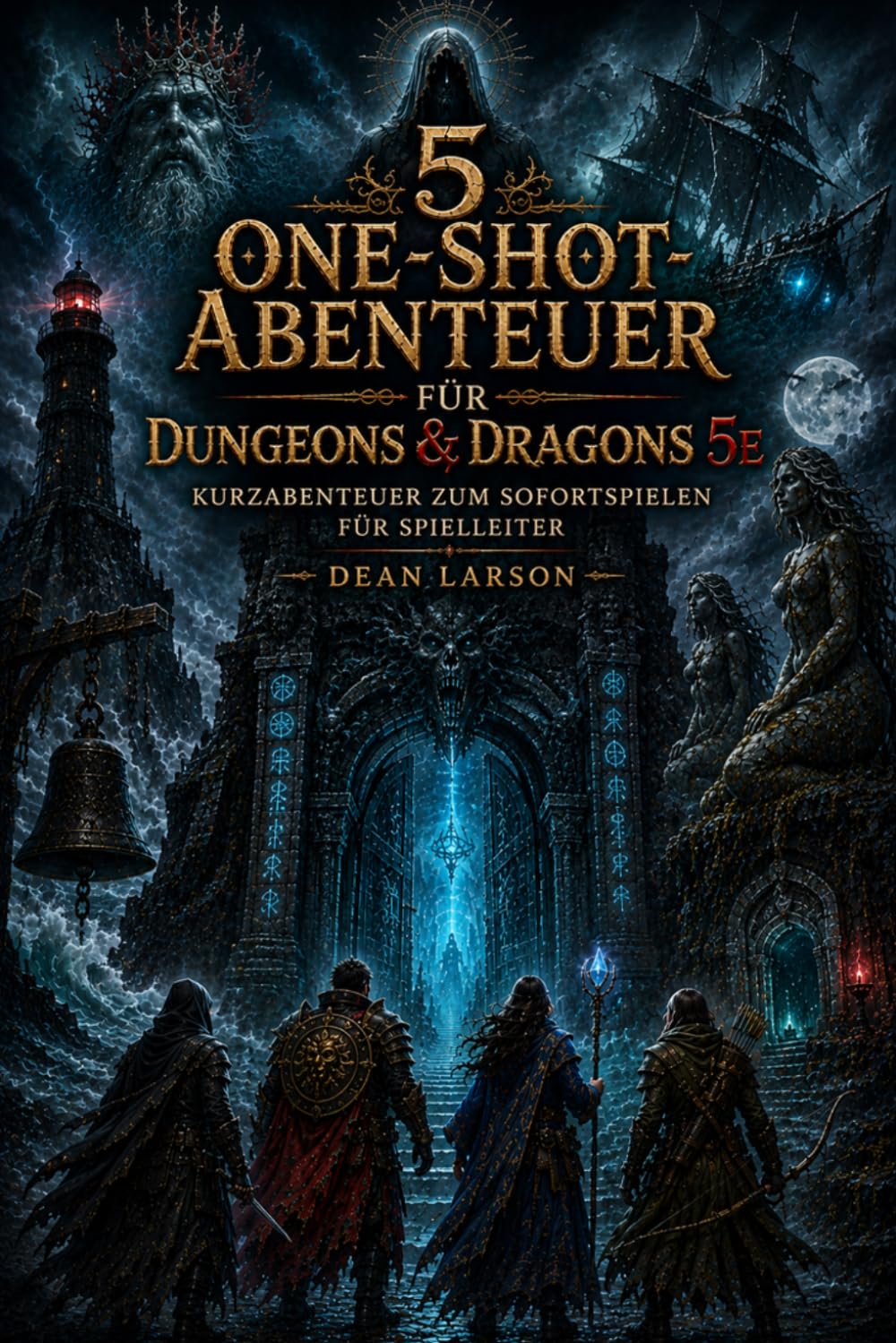 5 One-Shot-Abenteuer für Dungeons & Dragons 5E: Kurzabenteuer zum Sofortspielen für Spielleiter – Horror, Mysterien, Dark Fantasy, Epische Bosse und Zwei-Stunden-Sessions