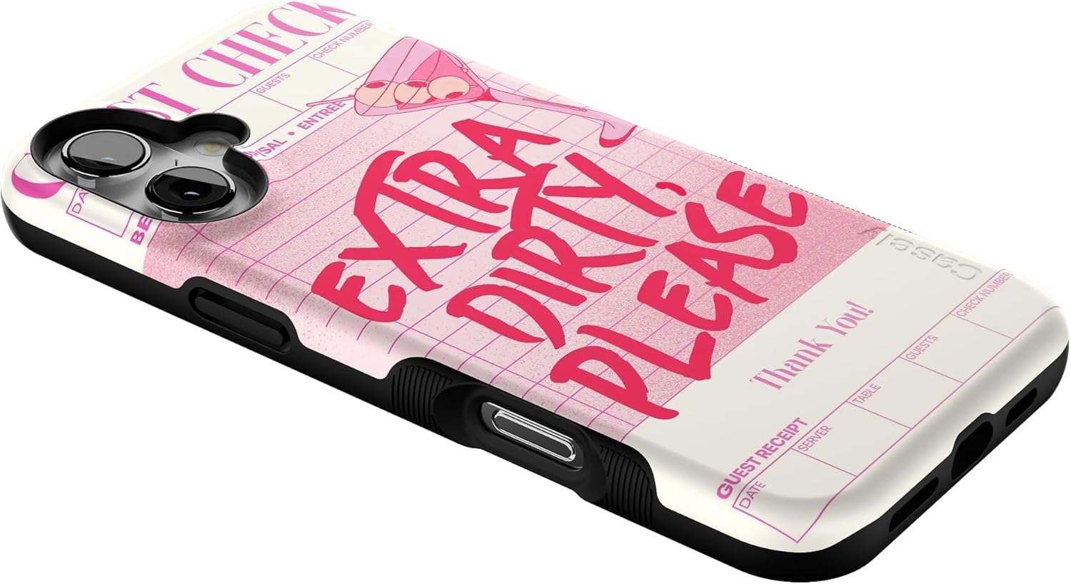Casely iPhone 16 Case | Extra Dirty Please | Fun on Weekdays | Bold Protective Design | Compatible with MagSafe