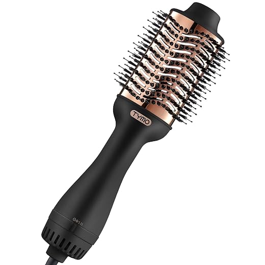 TYMO Ionic Hot Air Hair Brush-Dryer