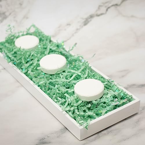 Miniatura 10 de MagicWater Supply - 2 libras - vainilla y oro - Relleno de papel de corte arrugado ideal para envolver regalos, relleno de cestas, cumpleaños,