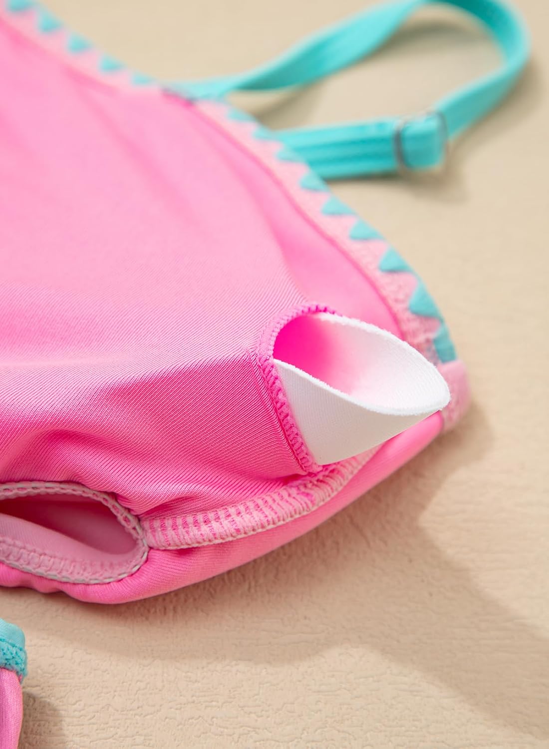 blibean Teen Girls Swimsuits One Piece Bathing Suit with Chest Pads Size 6-15 Years - Image 6