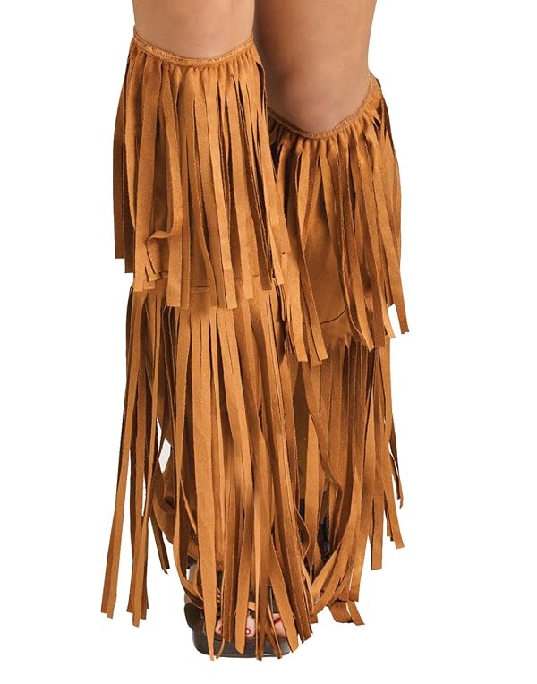 Hippie Fringe Boot Covers by Fun World - Used condition - US$11.30