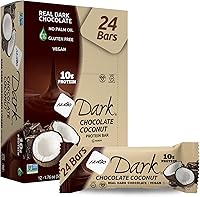 Vista 21 de NuGo Caja variada oscura: pretzel, chispas de chocolate, chispas de chocolate con menta, moca, taza de mantequilla de maní y almendras, 0.43-0.47 oz