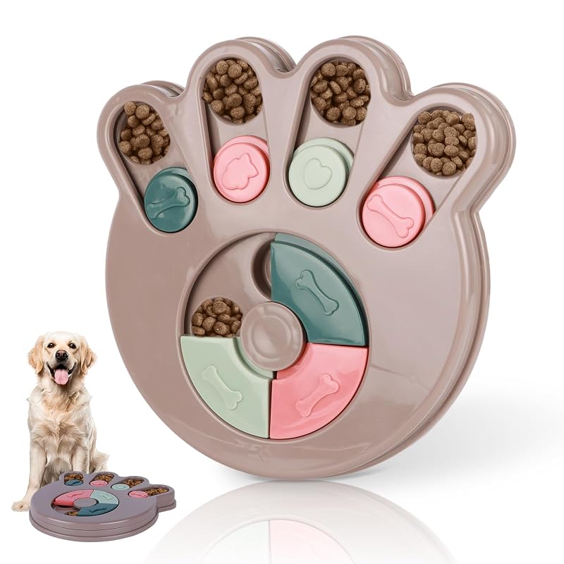 Comedouro lento interativo para cães com quebra-cabeça de 14 compartimentos DuiDuiQ, 1 unidade