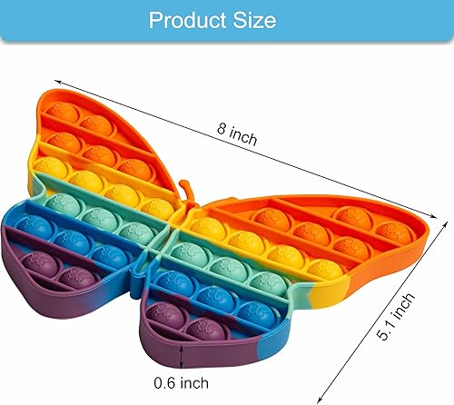 Miniatura 8 de Juguetes sensoriales para ansiedad con burbujas para apretar, regalos novedosos para niños y niñas, herramientas para aliviar el estrés y la