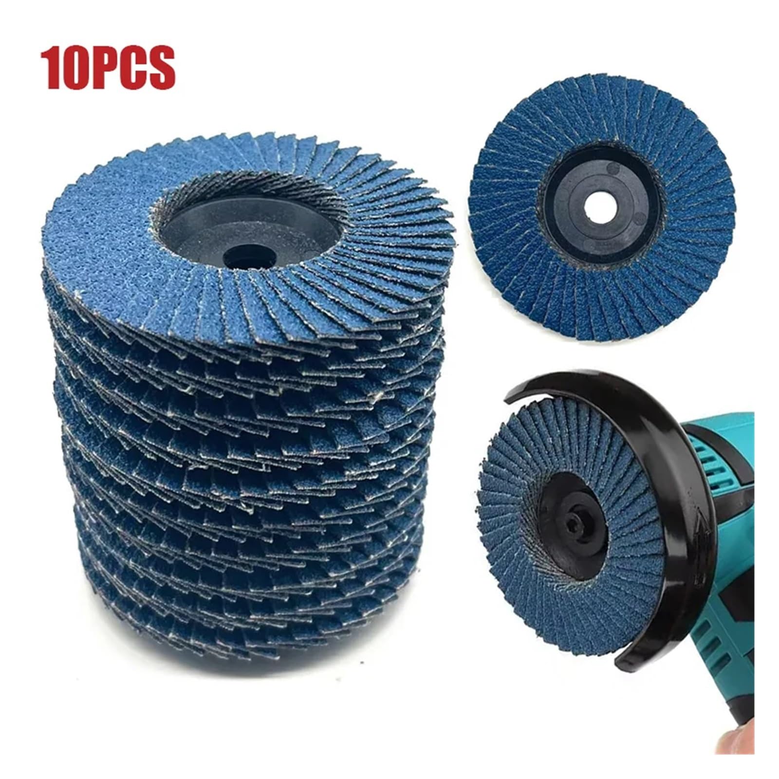10 Uds 50mm/75mm 3 pulgadas muelas discos de solapa disco de lijado muelas for amoladora angular herramienta abrasiva de madera(3inch 10PCS)
