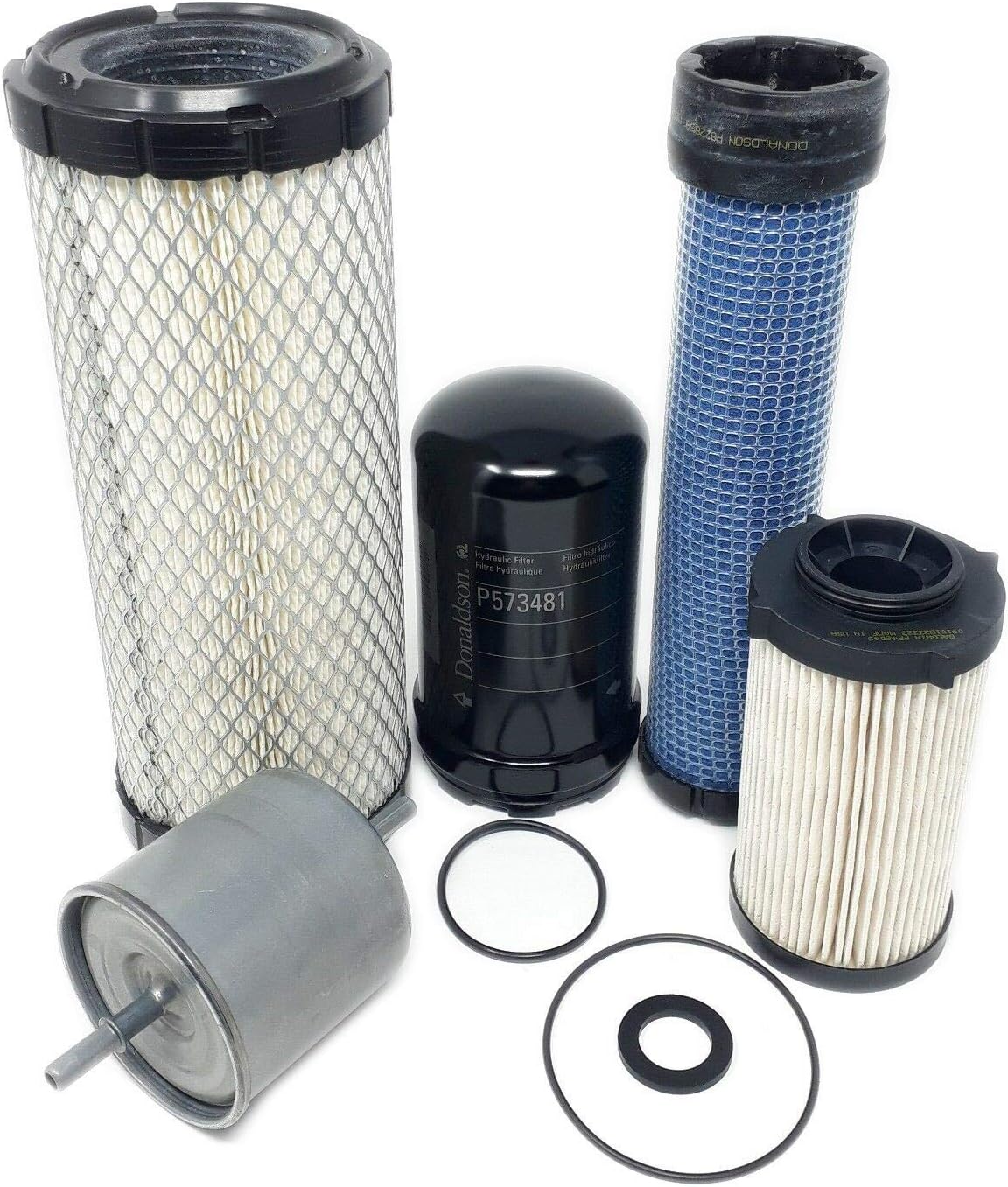 CFKIT Maintenance Filter Kit Compatible with CAT Loaders 903C2 w/C2.4 Eng.