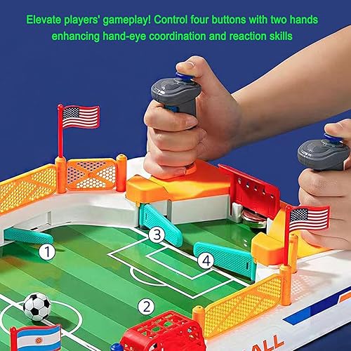 Miniatura 3 de Mini Foosball Games 2024 New Tabletop Football Games Soccer Games Pinball for Indoor Game Room, Table Top Foosball Desktop Sport Board Game for