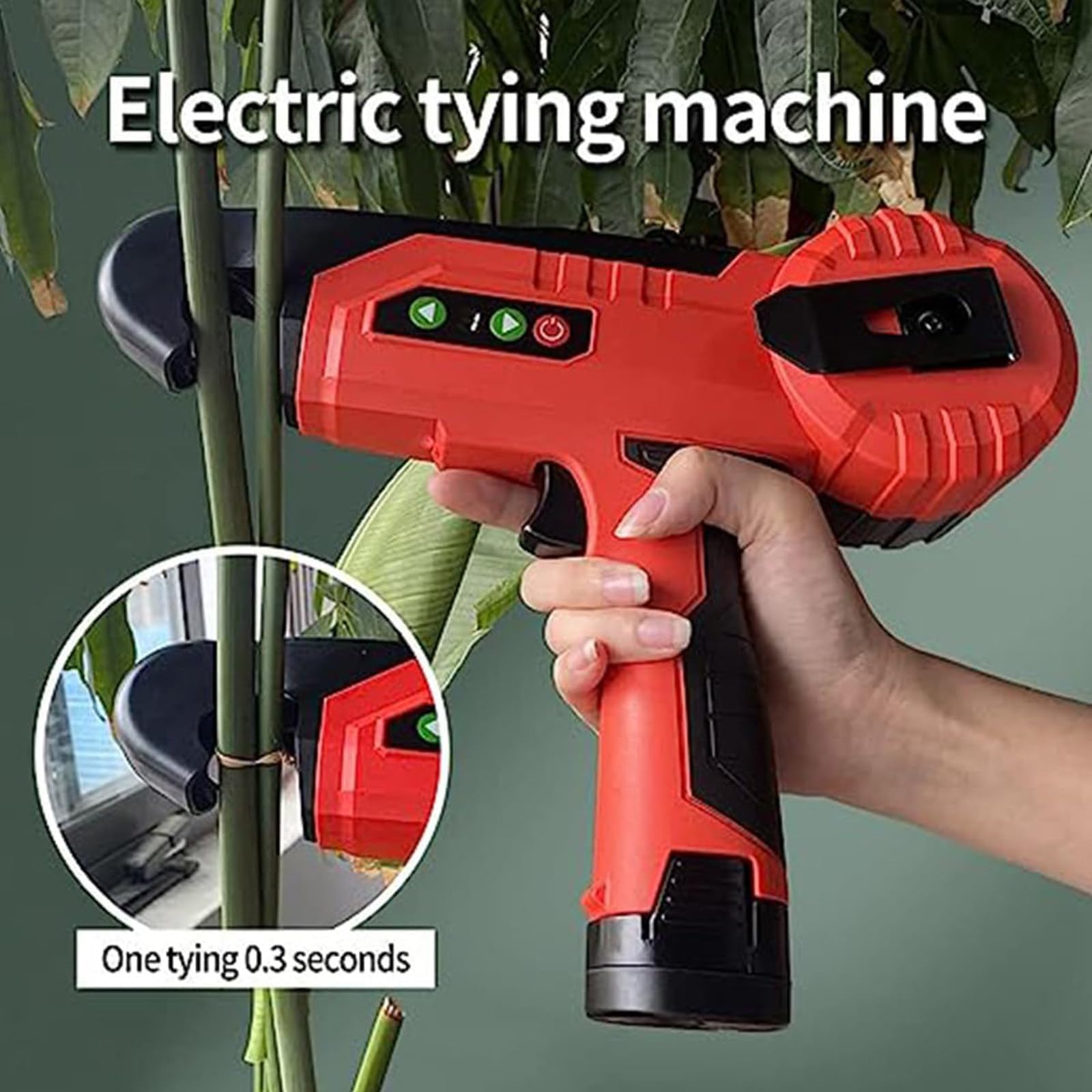 Legatrice automatica senza fili con 2 batterie, diametro massimo del fascio 2,5 cm, ideale per vigneti e agricoltura compresi lamponi e pomodori