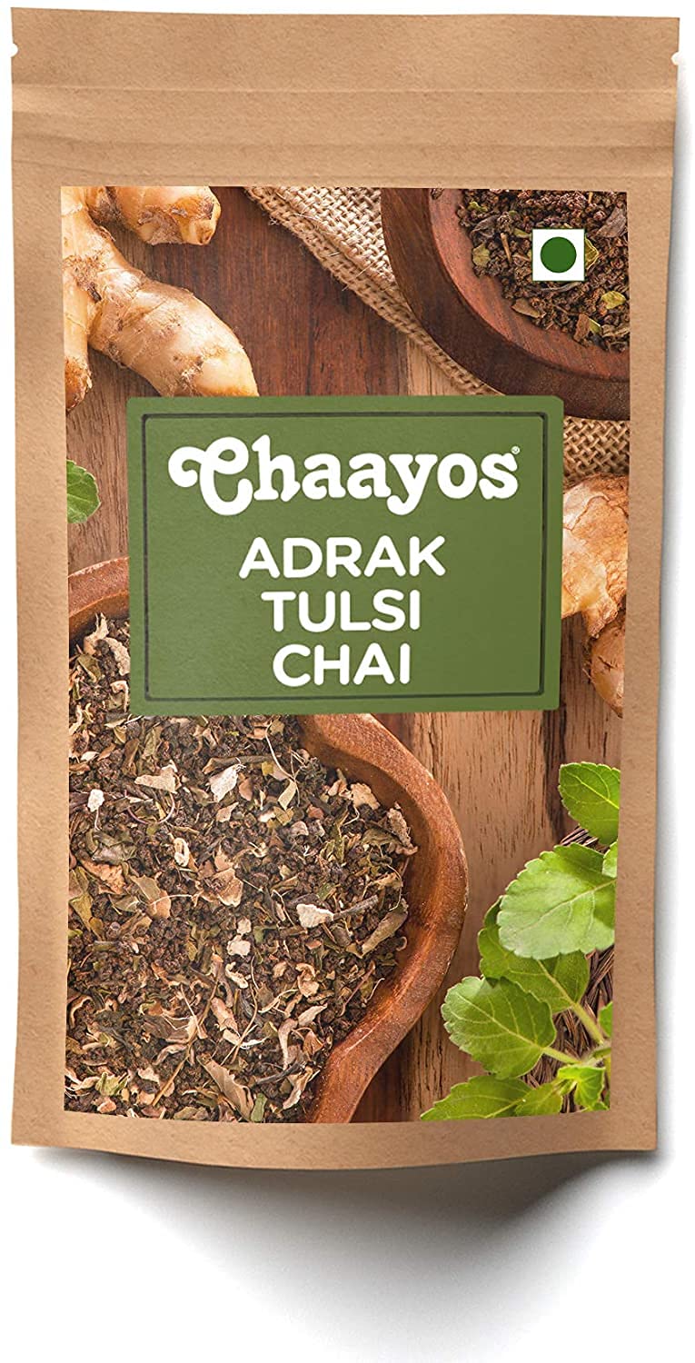 Thé antifatigue Chaayos au gingembre et tulsi - Solution naturelle contre le stress