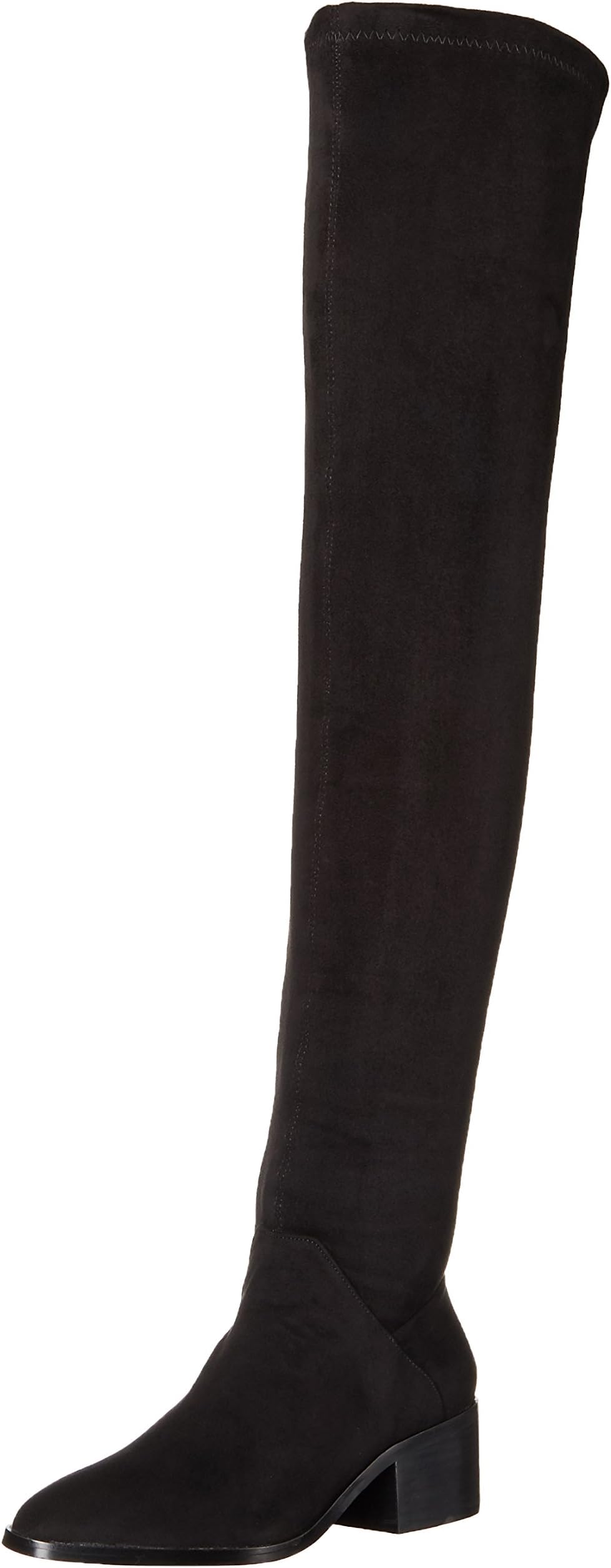 Steve Madden Women's Gabriana Riding Boot, Black, 7.5 M US