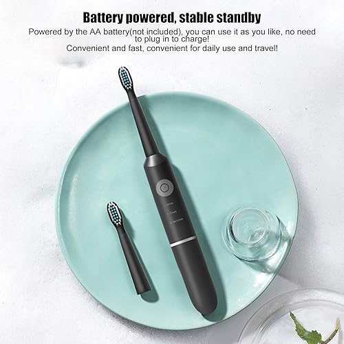 Miniatura 5 de Garosa Cepillo de dientes eléctrico, cepillo de dientes sónico, resistente al agua, para adultos, cepillado ultrasónico, vibrador, suave,