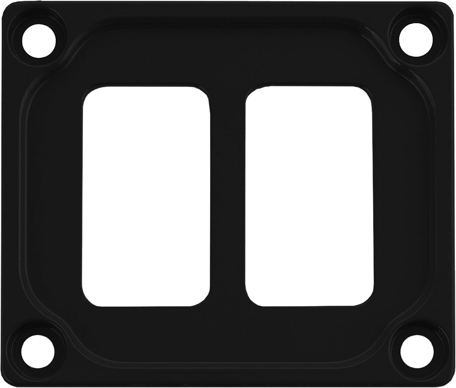 STV Motorsports Auto Dash Switch Panel for 2 Rocker Toggle Switches fits Car Truck RV UTV Marine Boat – Made in The USA (Black)