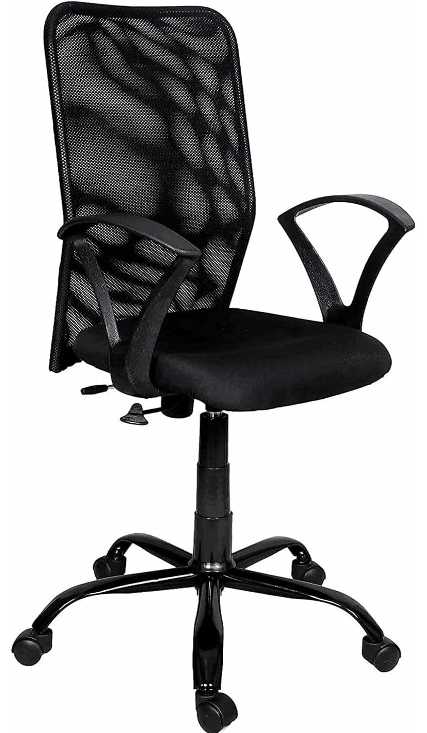 F.C Mid-Back Ergonomic Office Chair/Revolving Chair/Computer Chair for Work from Home/Study Chair Heavy Duty Base Backrest...