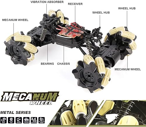 Miniatura 3 de Coche de juguete a control remoto, coche de Drift 1:16 con giro de 360°, camión gigante 4x4 sensor de gestos 2.4Ghz, coche trepador para niños con