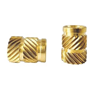 طقم حراري ملولب إدراج نحاس للطباعة ثلاثية الأبعاد قطع بلاستيكية 10-32 طول 9.5 مم 50 قطعة
