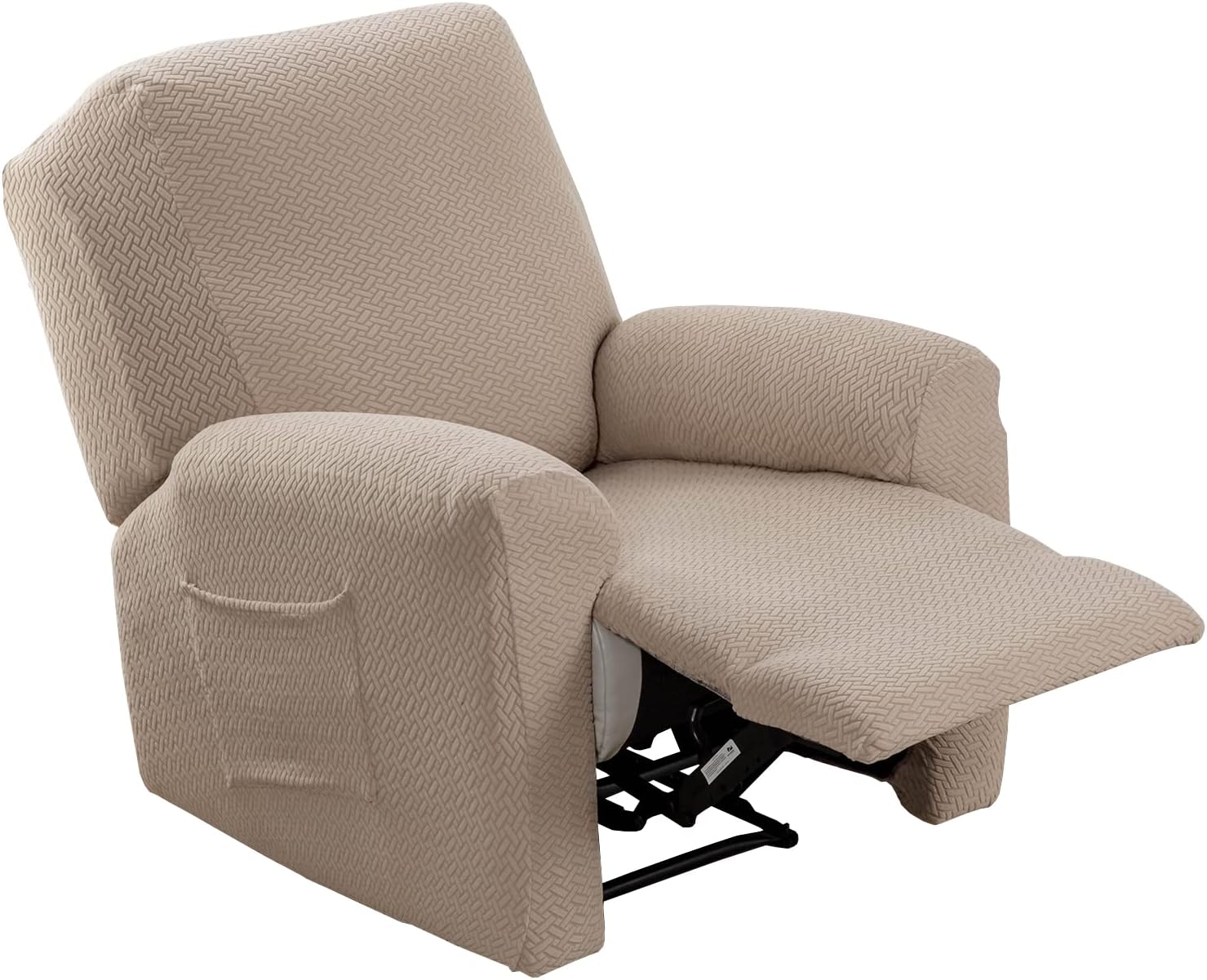 1 Place Housse de Fauteuil Relax Extensible, Doux Jacquard Housse