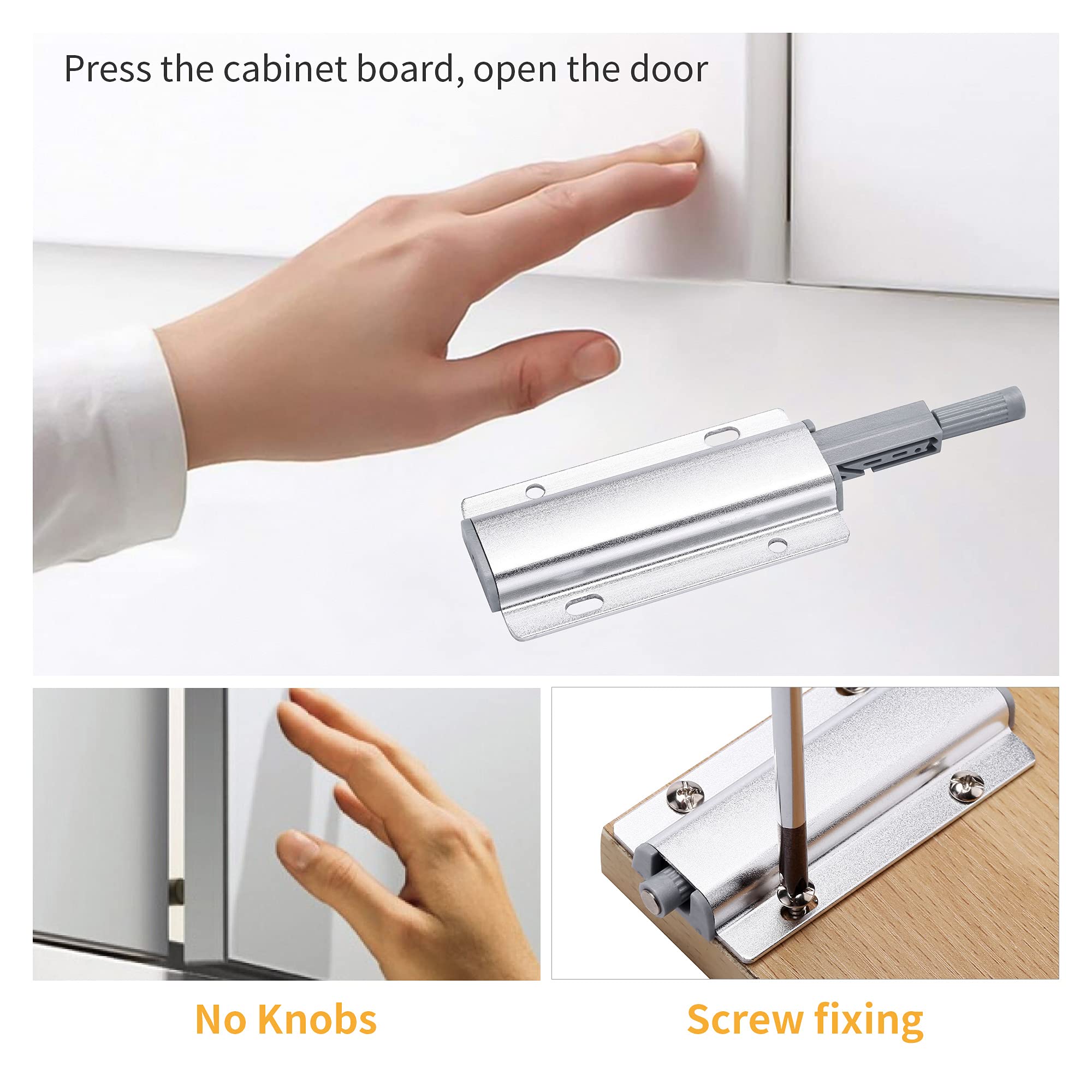 Buy Lpraer 2 Pack Push Latches for Push to Open Latch