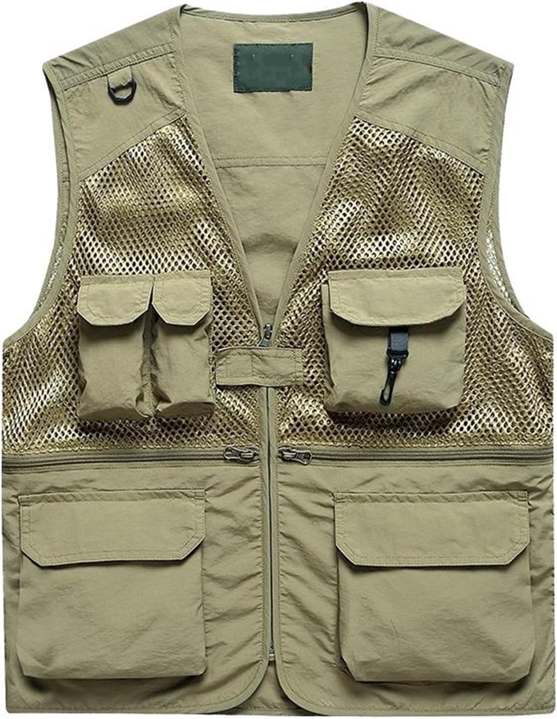 Men's Multi Pocket Utility Vest Loose Fit Fishing Casual Vest
