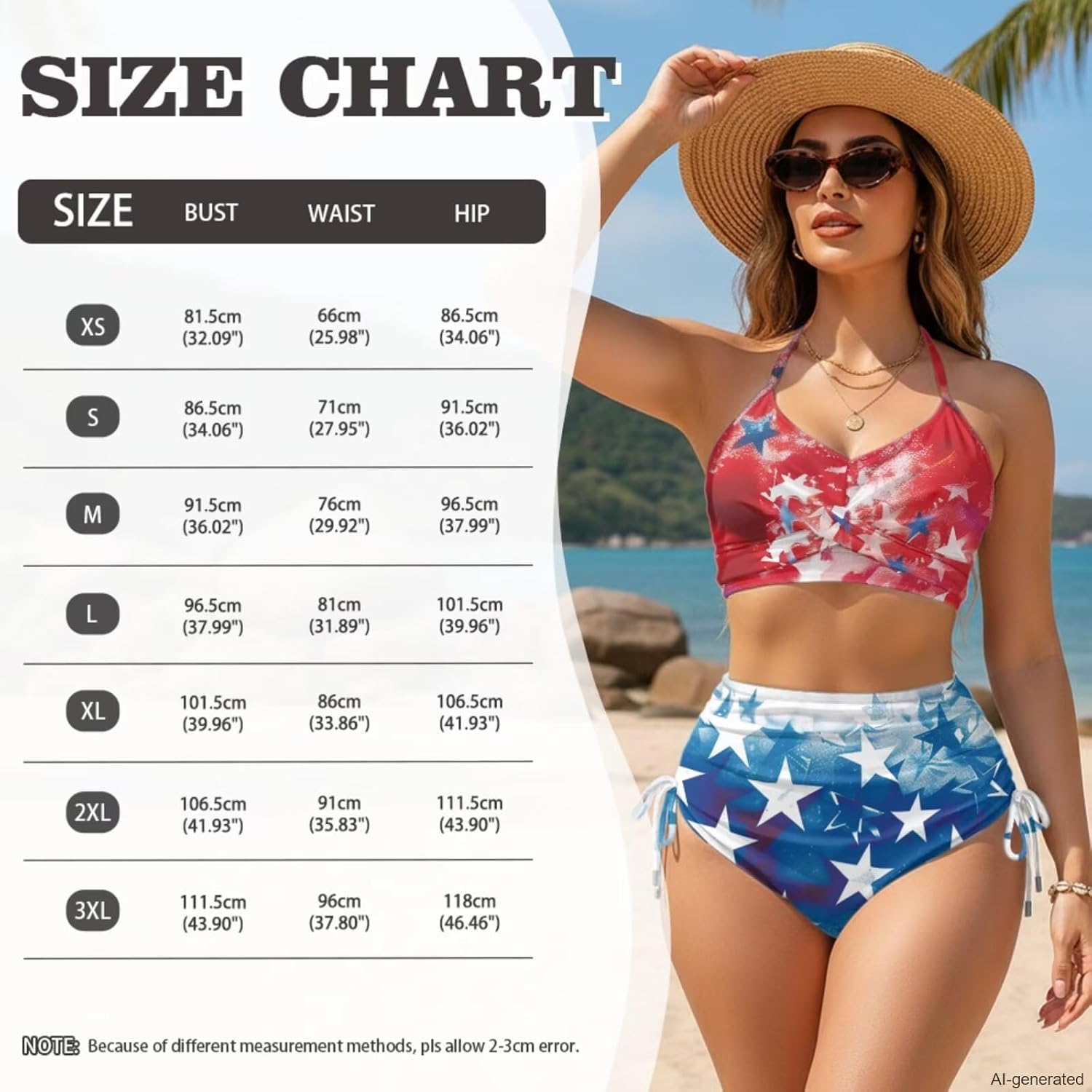 HUGS IDEA Matching Swimsuits for Couples Two Piece Bikini Set Mens Swim Trunks Summer Beach