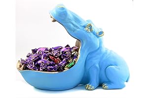 Elegant Hippo Dish: A Majestic Decor and Practical Organizer