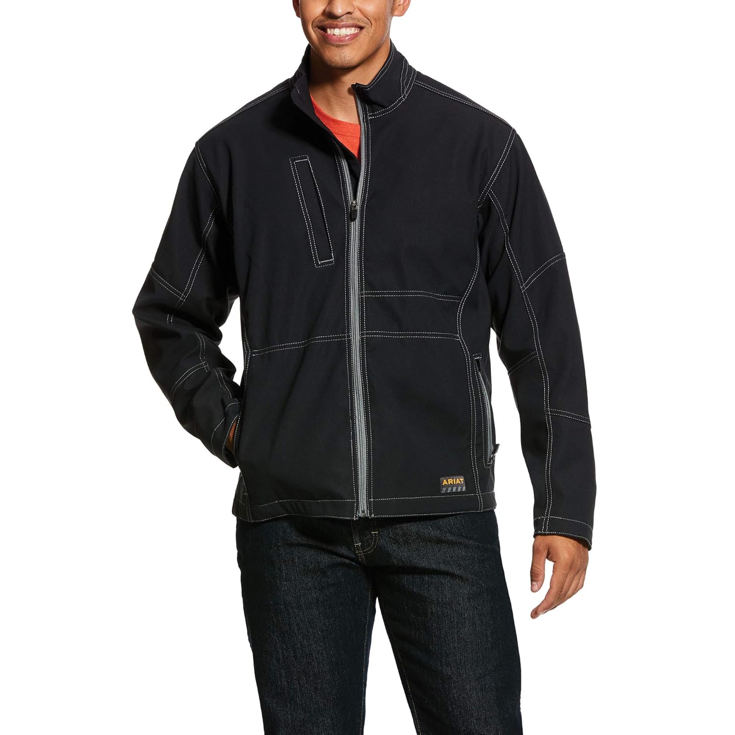 Ariat Mens Big and Tall REBAR Canvas Softshell Jacket