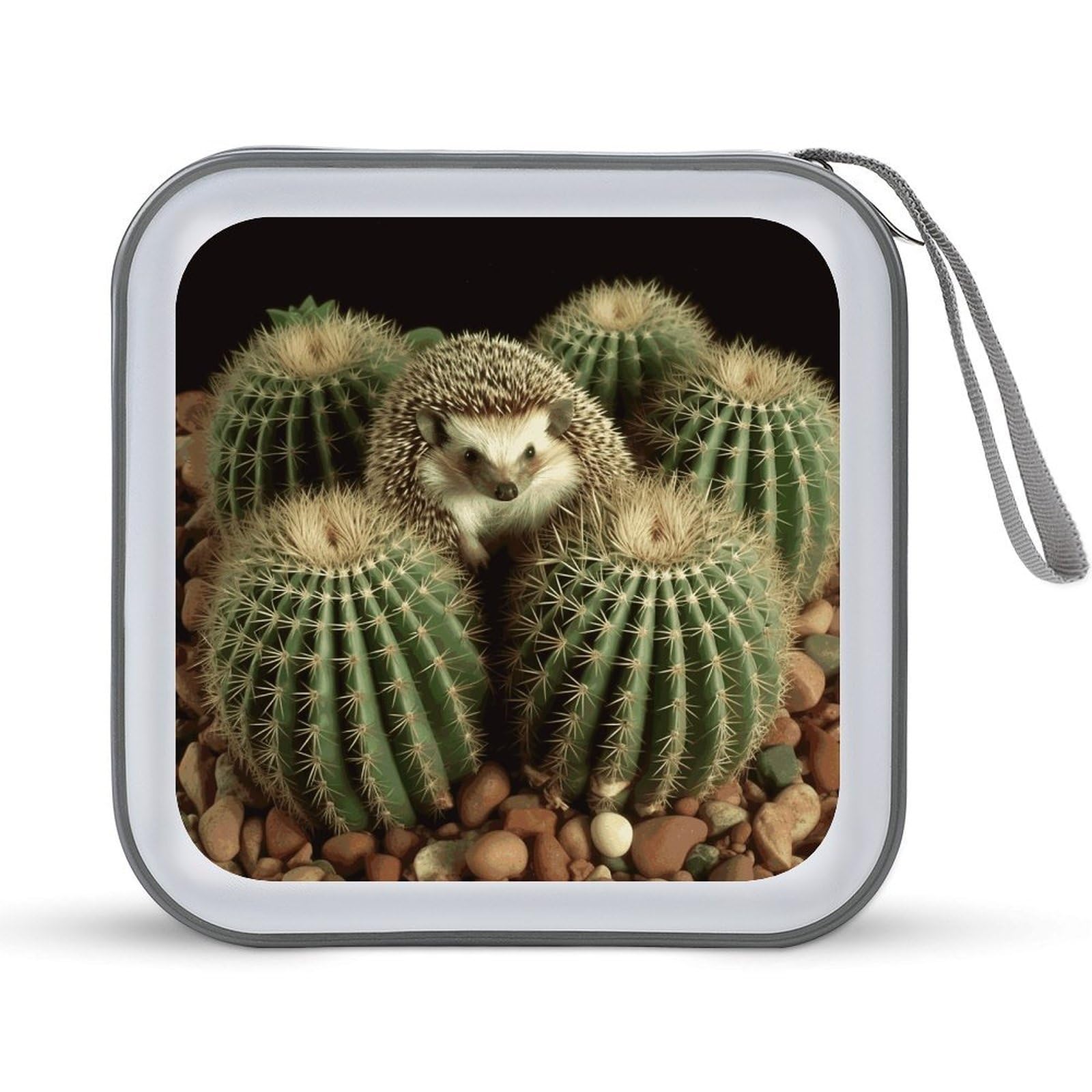 Funda para CD que evita arañazos con plástico duro y organizador de 40 DVD para coche