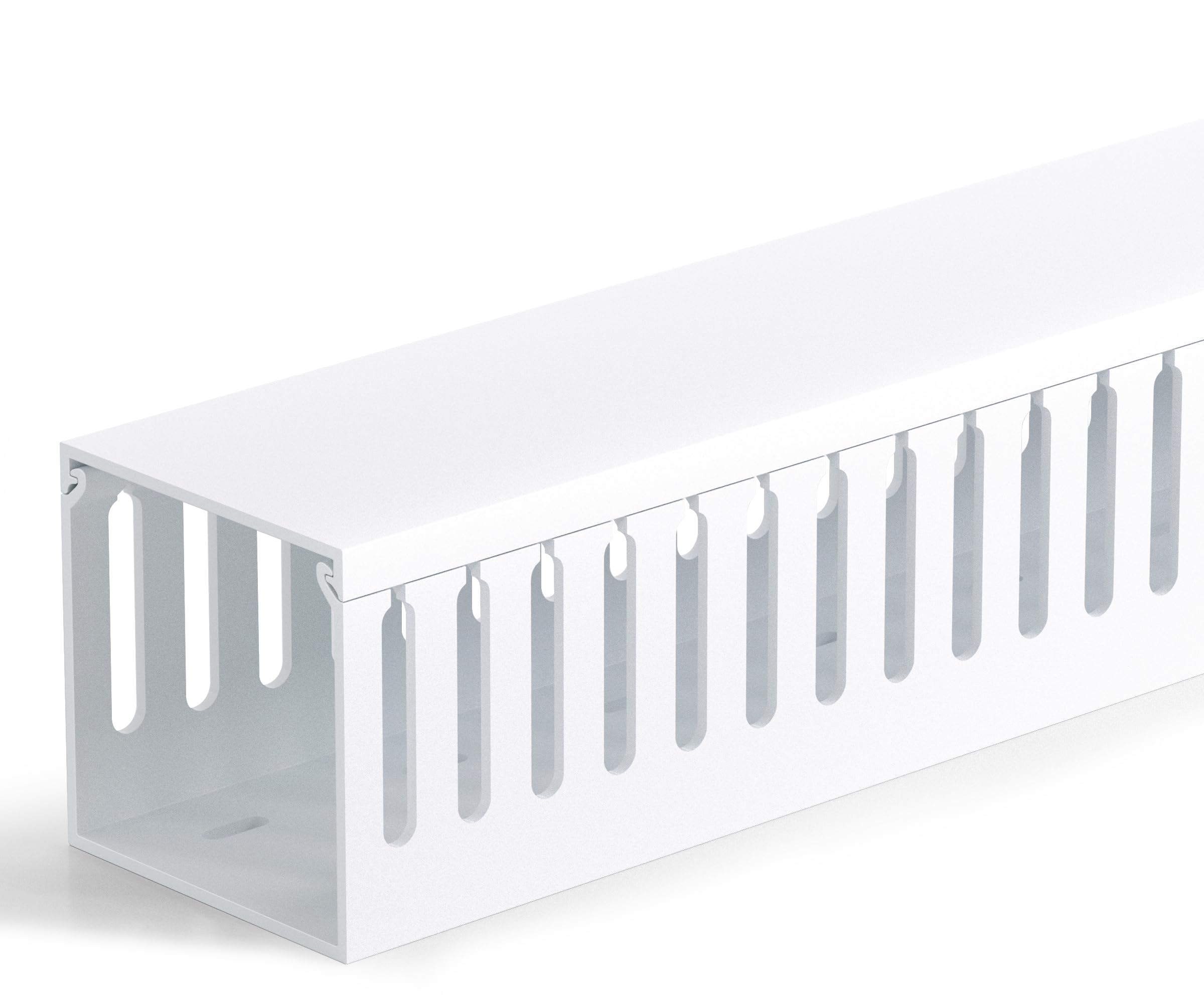 ZhiYo 2"H x 2"W Cable Raceway, 6ft Under Desk Wire Management Channel, Grey — Amazon image 26