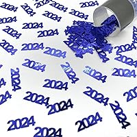 Vista 3 de Confetti Year 2024 Negro, Azul Royal Combo - 2 bolsas de media onza (1 oz)