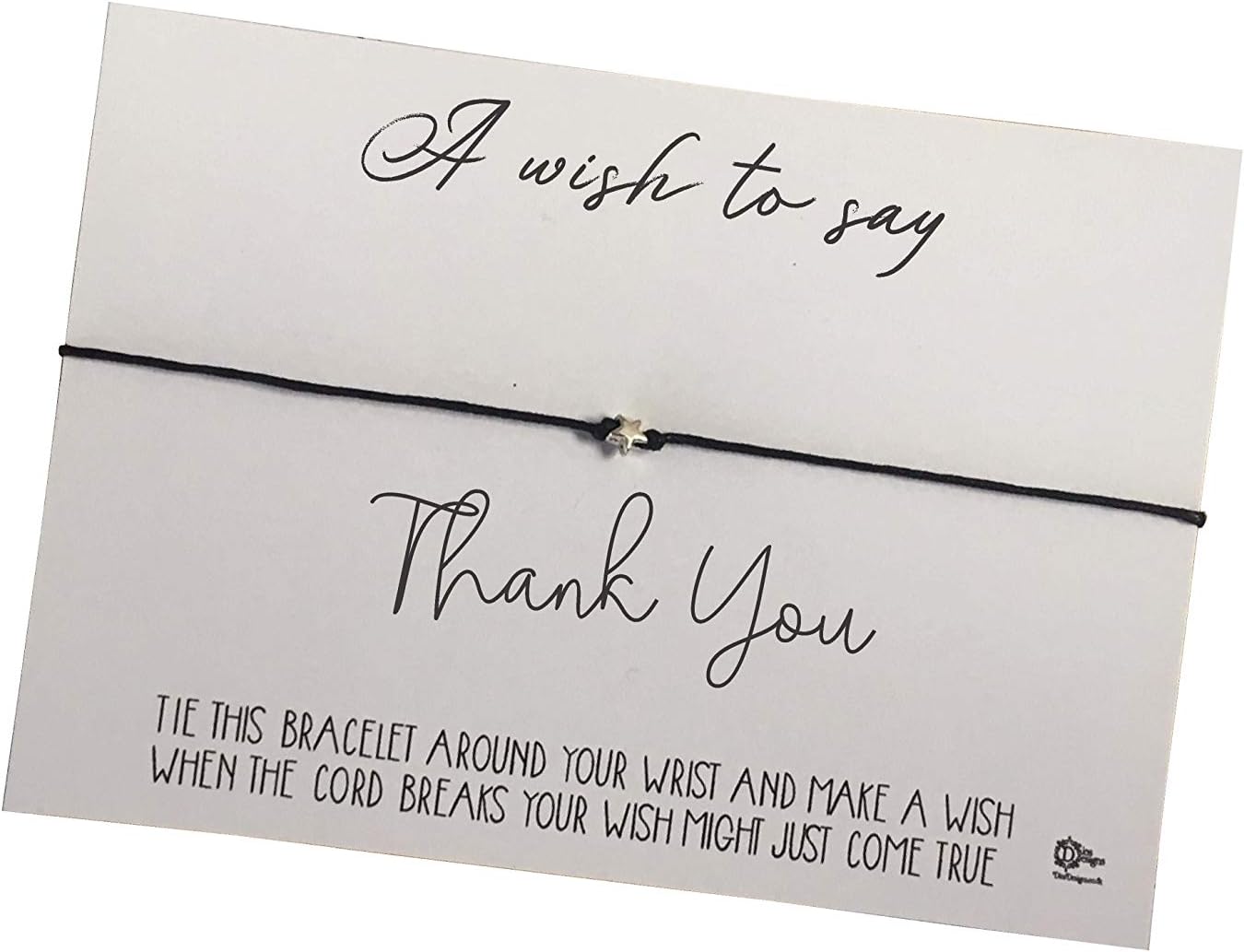 Dios Designs Simple Wish Bracelet - A Wish to say Thankyou DD1237