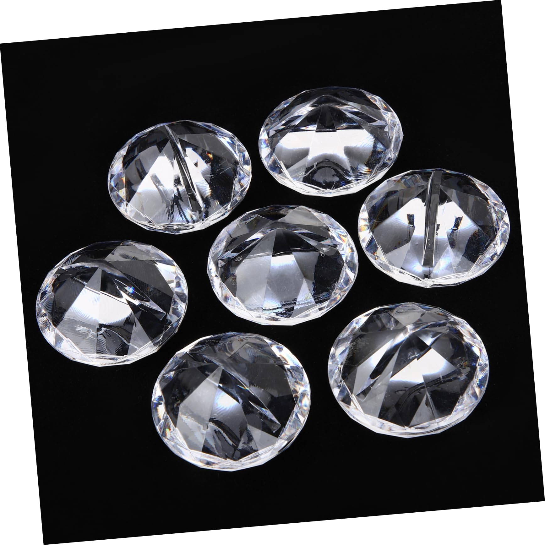 SHINEOFI 24pezzi Supporto Per Cartoncini Segnaposto Matrimonio Da Elegante Forma Diamante Trasparente Per Decorazioni Da Tavolo e Memorizzazione Note Per Eventi e Feste
