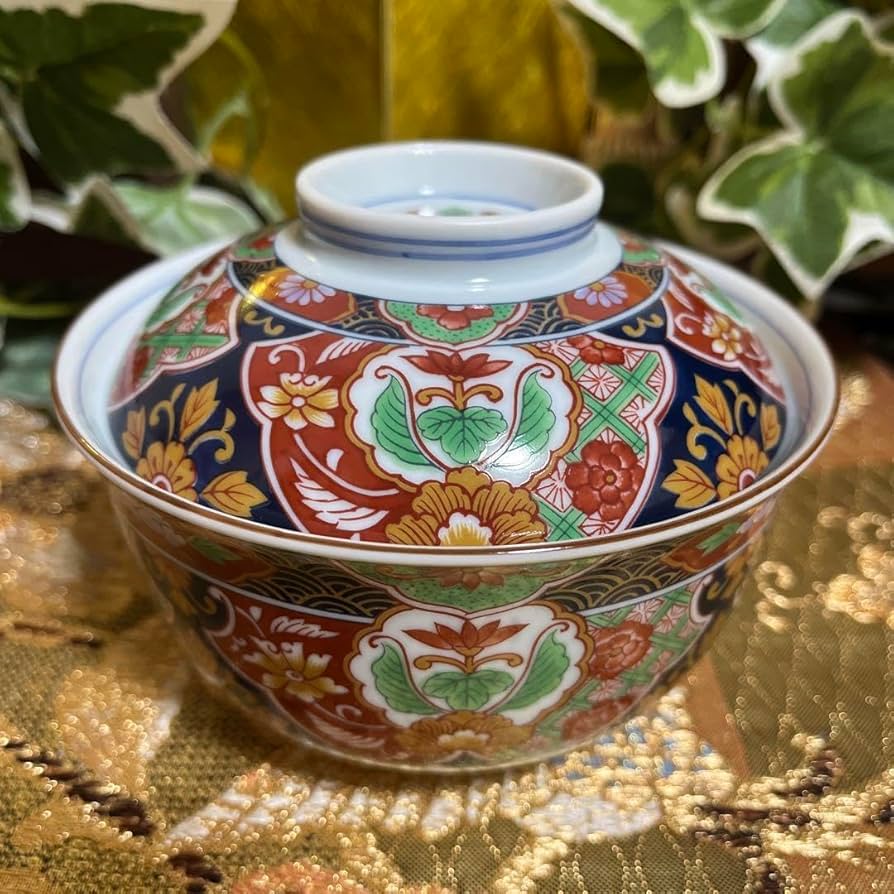 Amazon.co.jp: 有田焼 庫山窯 前畑陶器 蓋付 どんぶり : おもちゃ