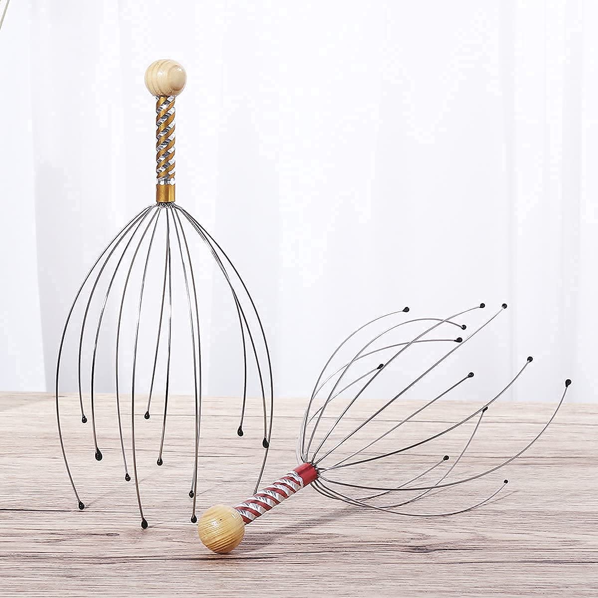 Head & Scalp Massager Handheld Octopus Style Scalp Massage Tool Pain Relief and Hair Growth Portable Hair & Head Massage Accessory for Men & Women Pack of 1-image-45