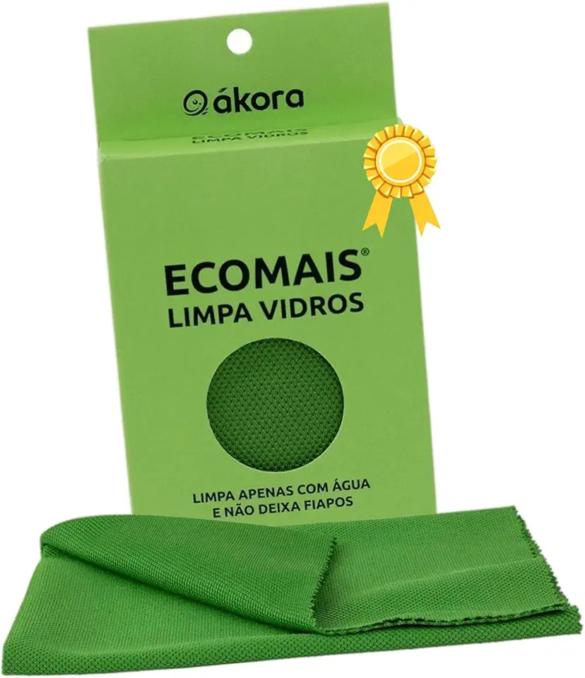 ECOMAIS PANO LIMPA VIDRO