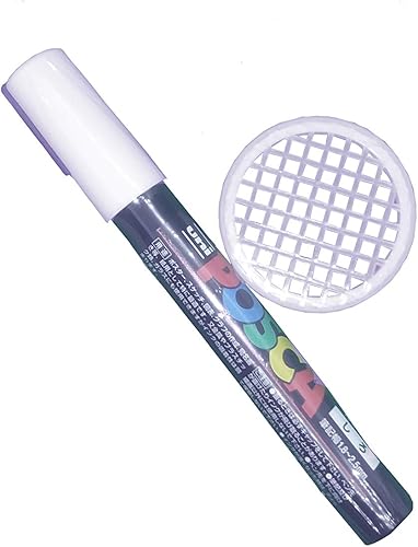 Queen bee - Bolígrafo de marcado de color blanco no tóxico pc5m y empuje en jaula queen