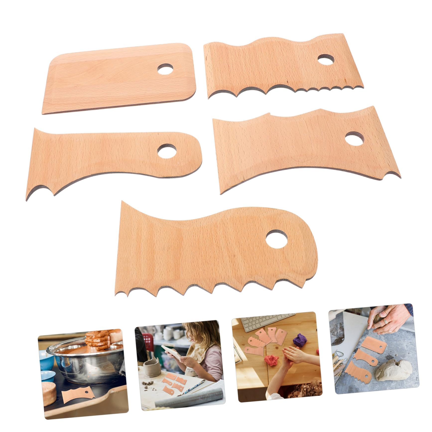 Lurrose 15pezzi Strumenti per Scultura Argilla Raschietti per Modellazione Intaglio e Finitura per Creazioni Ceramica e Argilla Polimerica