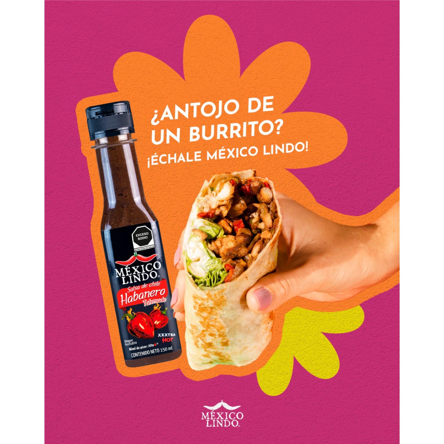Amazon.com : Mexico Lindo Habanero Hot Sauce Xxxtra Hot | 83,200