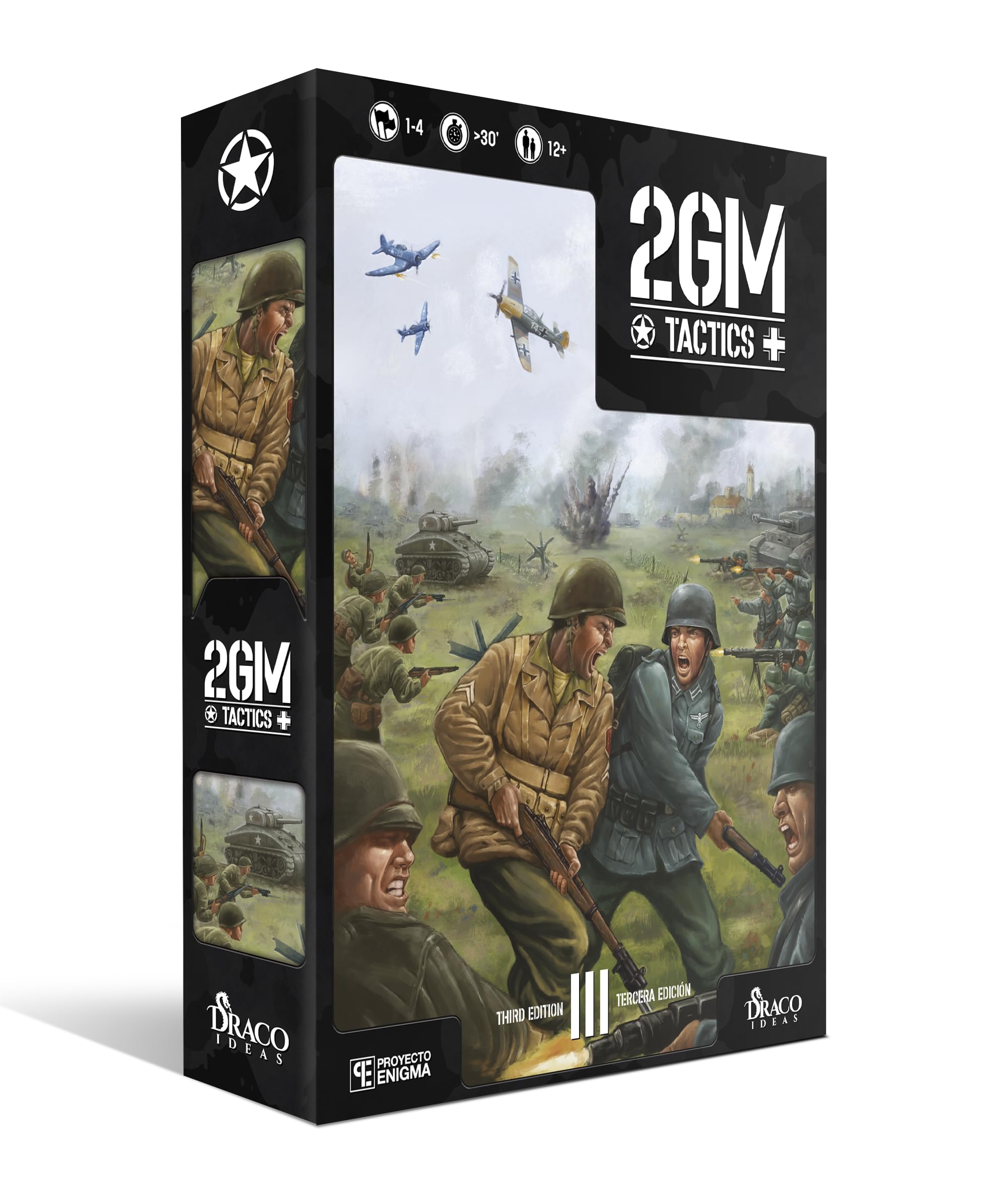 Draco Ideas Juegos de Mesa Tactics Deluxe y 2GM Pacific + Expansiones (2GM Tactics Deluxe)